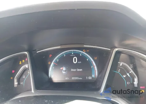 2021 Honda Civic Ex-L z USA, uszkodzony, nr VIN 19XFC1F7XME209304